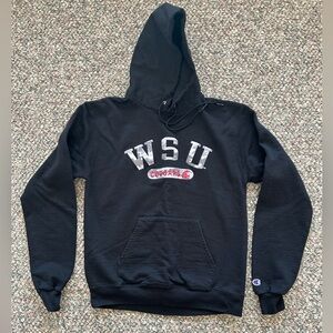 WSU COUGARS black hoodie, size medium